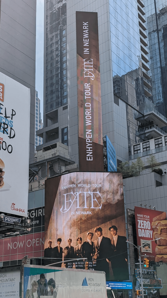 230724 Enhypen World Tour "FATE" on Times Square