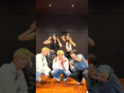 230720 NewJeans YouTube Shorts: Jungwon, Heeseung & Ni-ki with Danielle & Hanni - ‘Super Shy’ (Dance Challenge)
