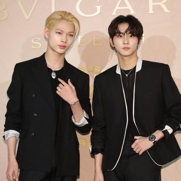 230628 Jungwon and Ni-ki @ Bvlgari Serpenti 75 Exhibition in Seoul (K-media Photos)