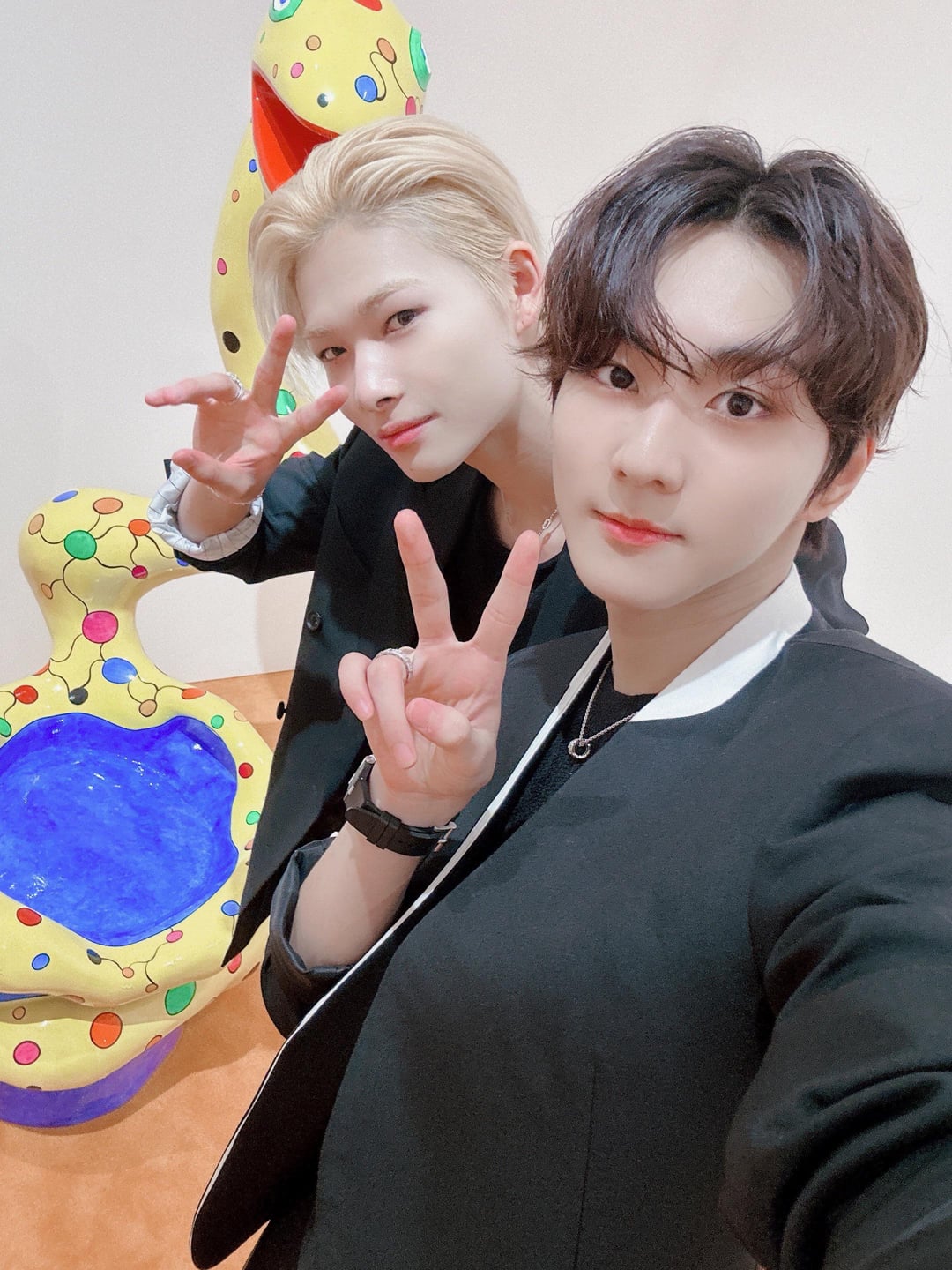 230701 Weverse: Jungwon with Ni-ki