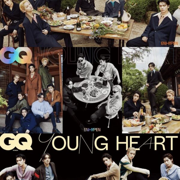 230714 ENHYPEN - GQ Korea Magazine (August 2023 Issue Cover)