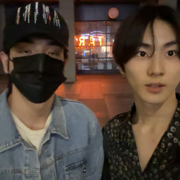 230628 Weverse: Jungwon with Jake