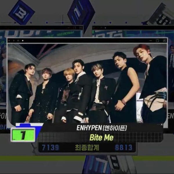 230601 ENHYPEN have earned their first win for “Bite Me” on Mnet M Countdown!