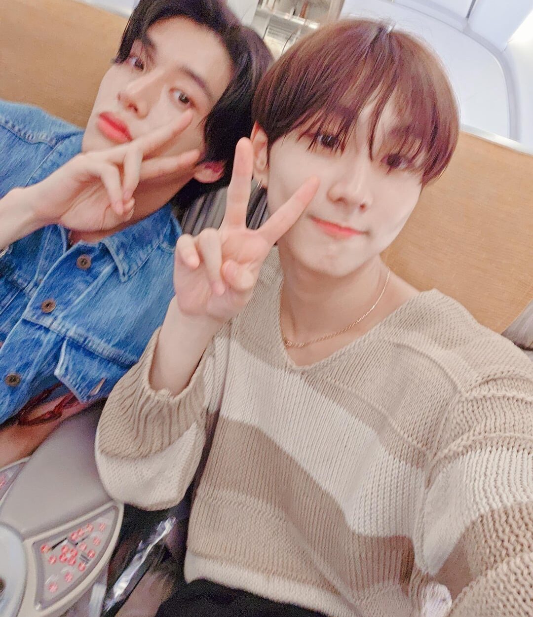 230831 Weverse: Jungwon with Jake
