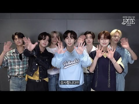 230711 ENHYPEN WORLD TOUR ‘FATE’ IN SEOUL Online Live Streaming Announcement