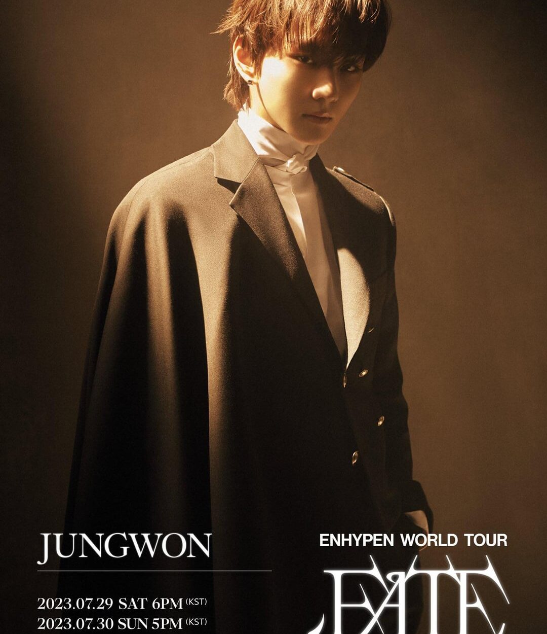 230706 ENHYPEN - World Tour ‘FATE’ in Seoul (Teaser Posters - Individual)