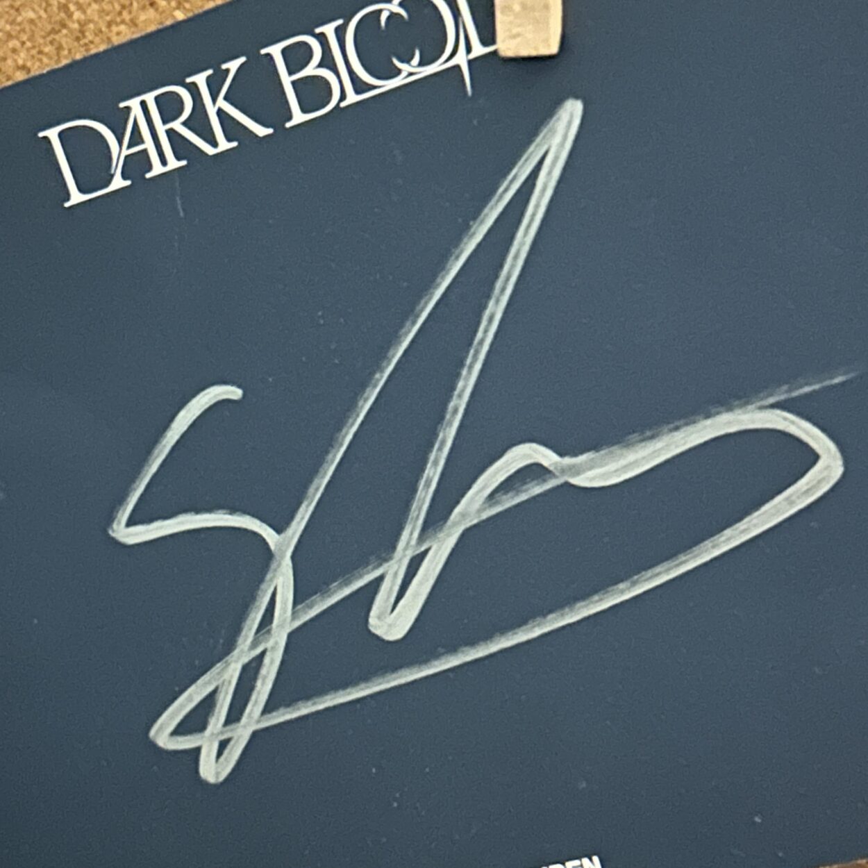 Which members autograph is in this picture?