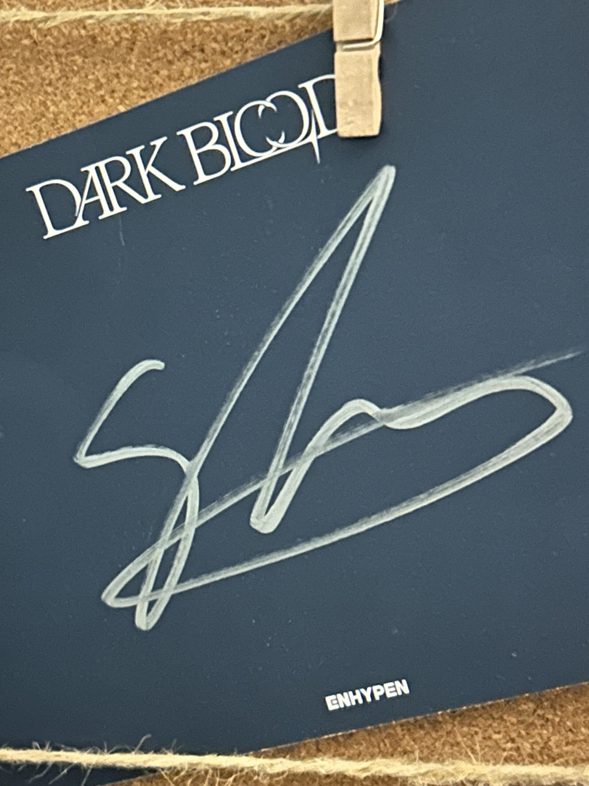 Which members autograph is in this picture?
