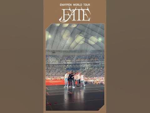 Enhypen's ending ments at their first Tokyo Dome concert