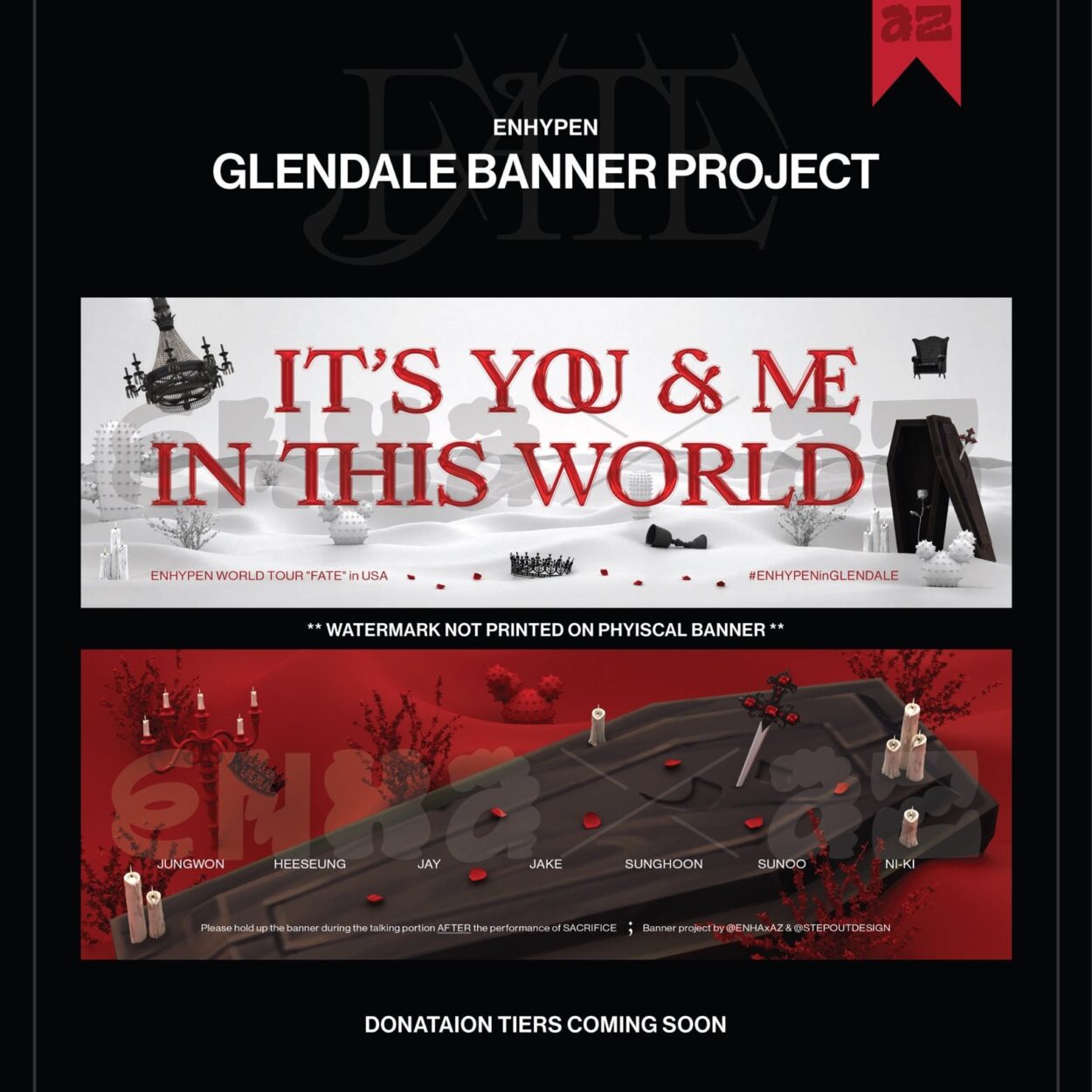 Glendale Banner Project for Enhypen's Fate Tour!