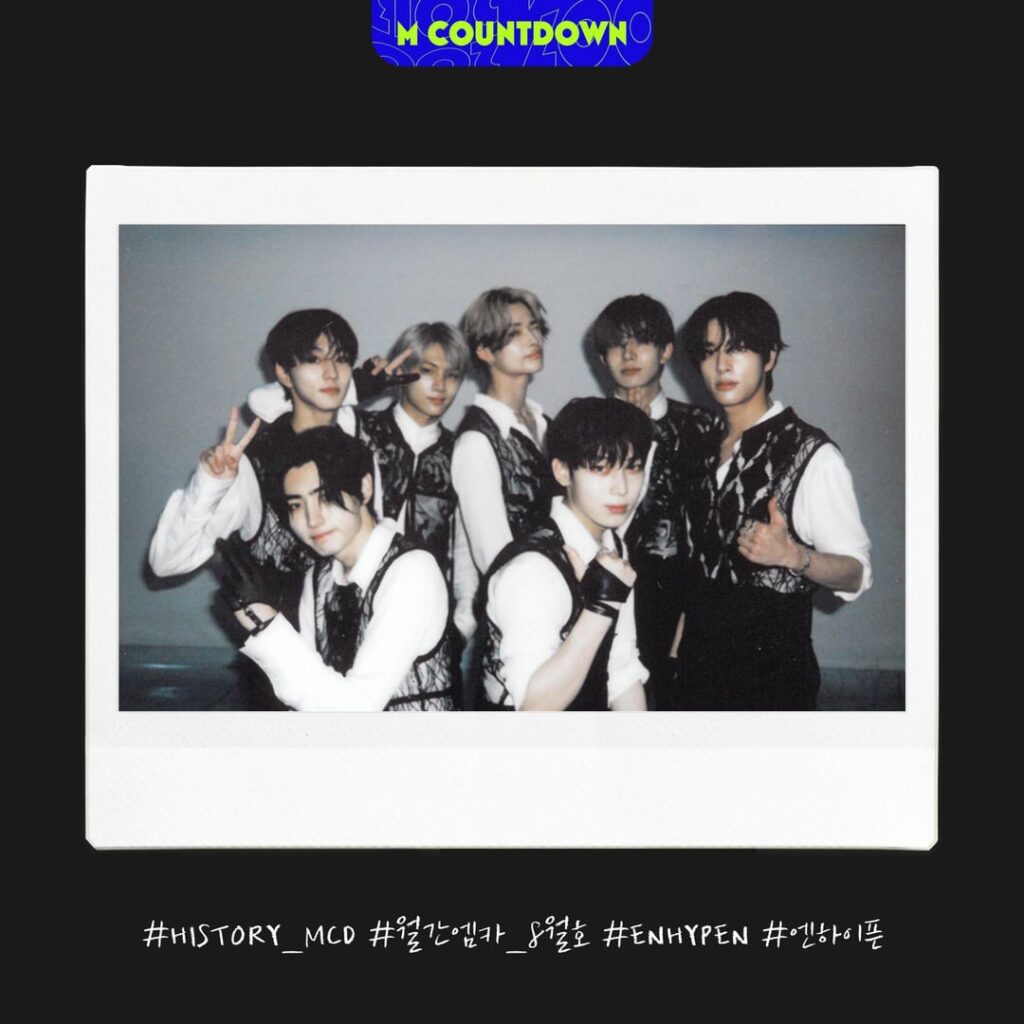 230903 Mnet M Countdown Twitter: ENHYPEN - (HISTORY MCD)