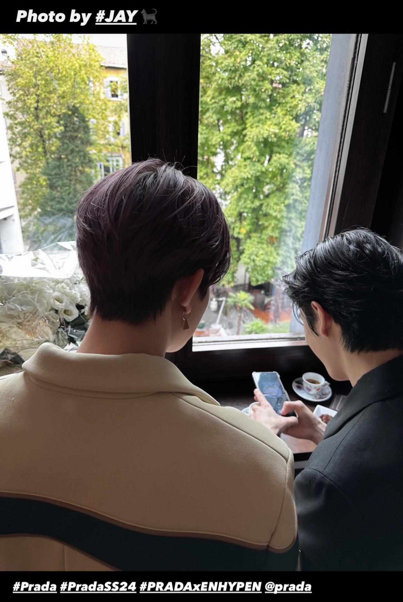 230920 Instagram Story: Heeseung & Jake