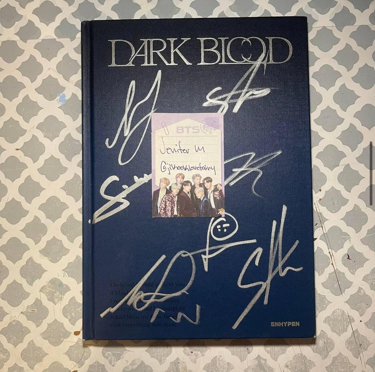 Does anyone know when/where these signed DARK BLOOD albums were sold?