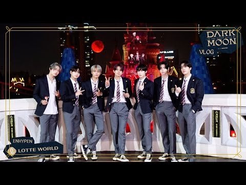 231022 [Vlog] A night with red moon 🌕❤️ What is an amusement park like at night 🏰 - ENHYPEN
