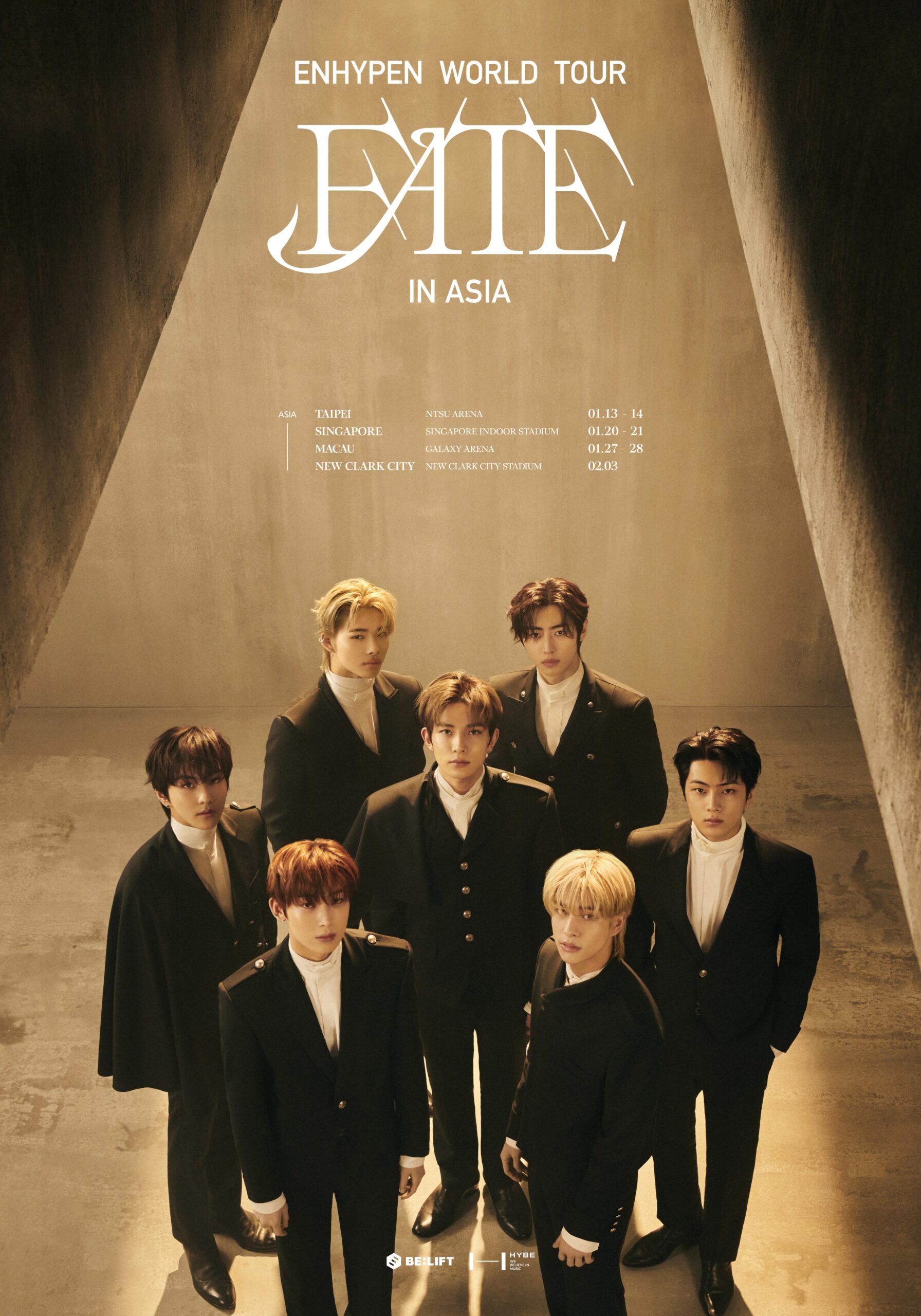 231024 Weverse: [NOTICE] ENHYPEN WORLD TOUR ‘FATE’ IN ASIA Announcement