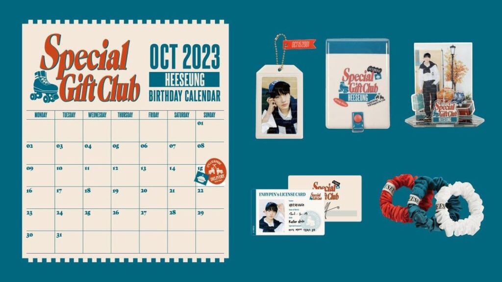 231004 Heeseung’s birthday merch COMING SOON on Weverse Shop!