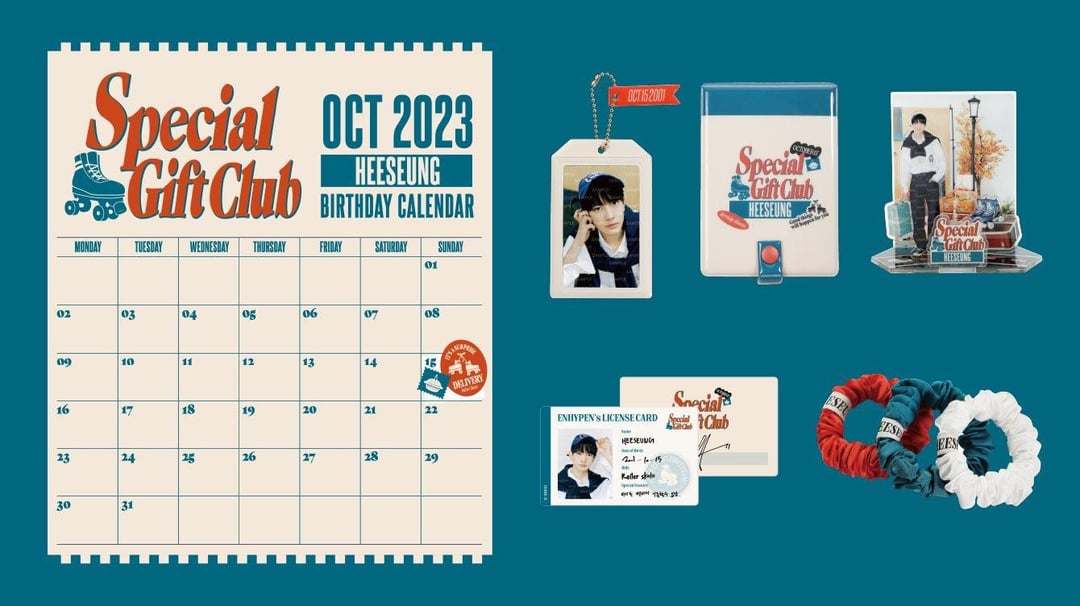 231004 Heeseung’s birthday merch COMING SOON on Weverse Shop!