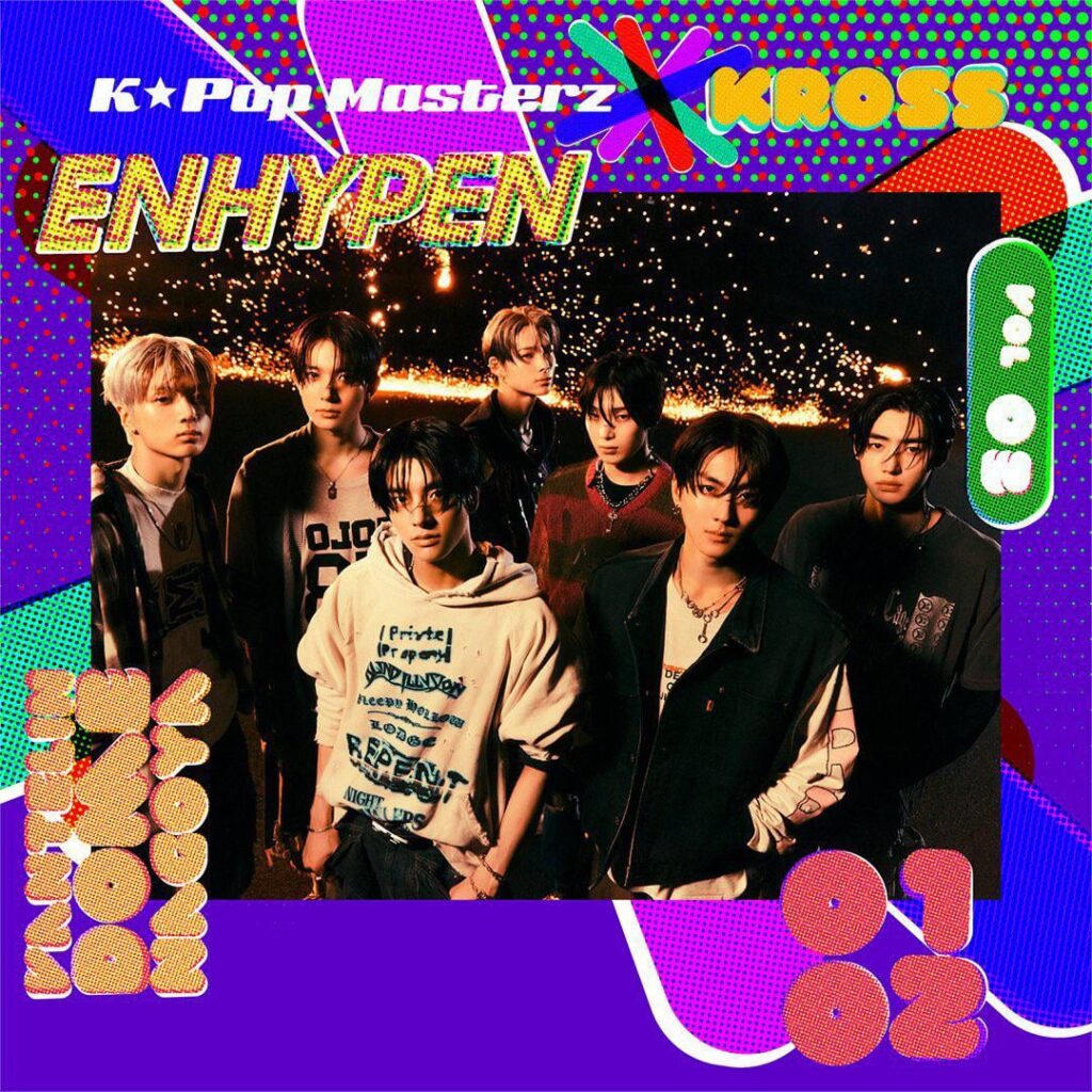 231124 ENHYPEN is part of the lineup for “K-Pop Masterz x KROSS vol.3” as headliners to be held at Vantelin Dome Nagoya, Japan on January 2!