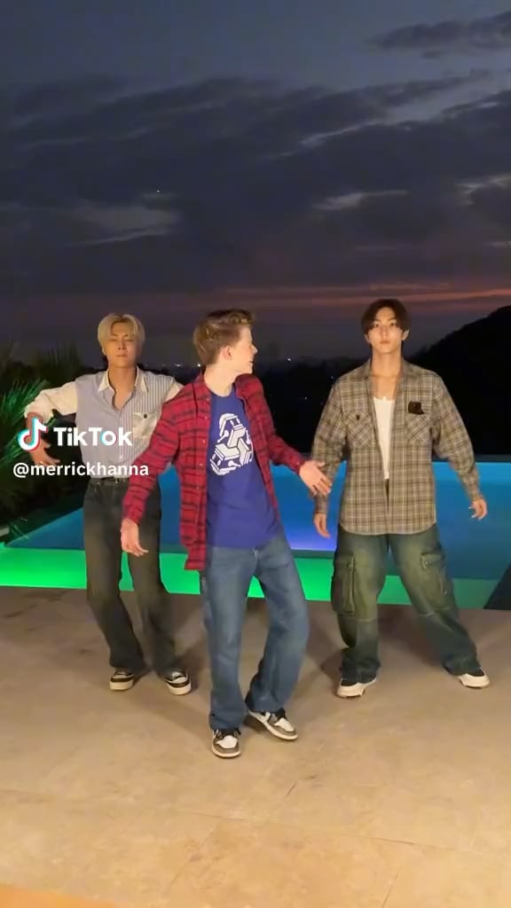 231127 Merrick TikTok with Enhypen