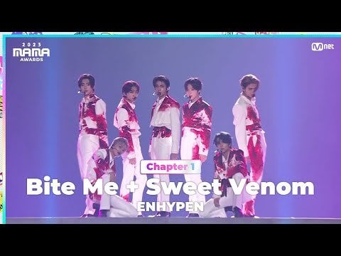 231128 ENHYPEN - Bite Me + Sweet Venom @ 2023 MAMA Awards