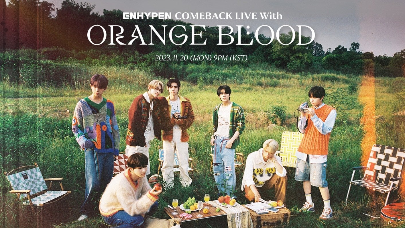 231120 ENHYPEN COMEBACK LIVE With ORANGE BLOOD🍊