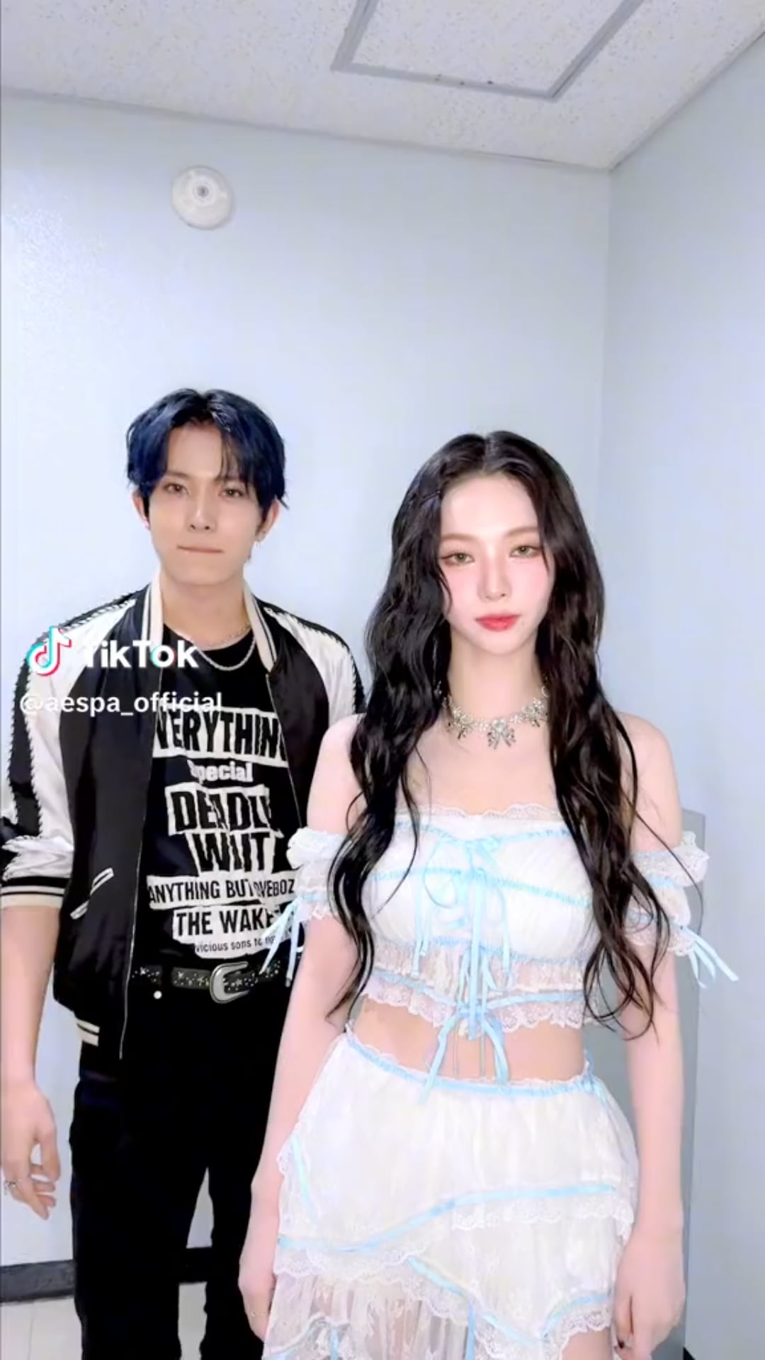 231122 Aespa Tiktok: Heeseung and Sunghoon with Karina and Winter