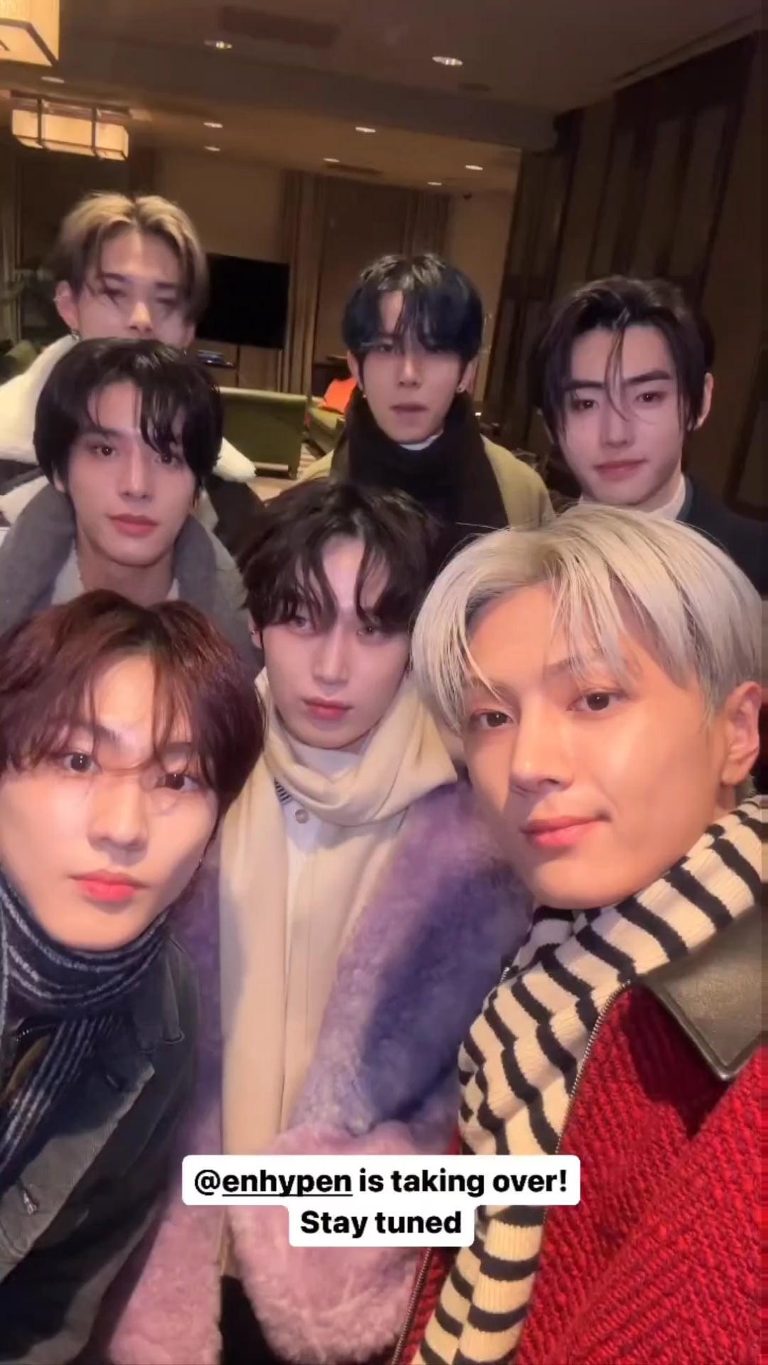 231123 Billboard Instagram stories: ENHYPEN