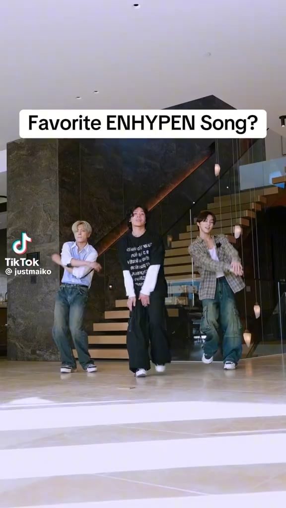 231126 Michael Le (@justmaiko) TikTok with Enhypen