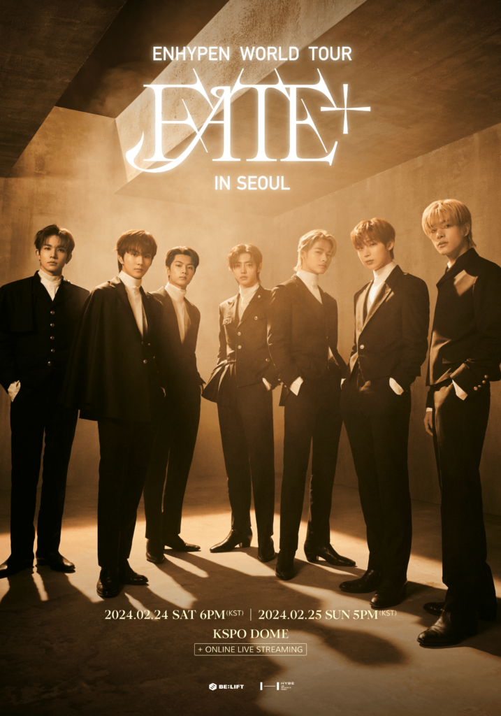 231122 ENHYPEN WORLD TOUR ‘FATE PLUS’ IN SEOUL Announcement