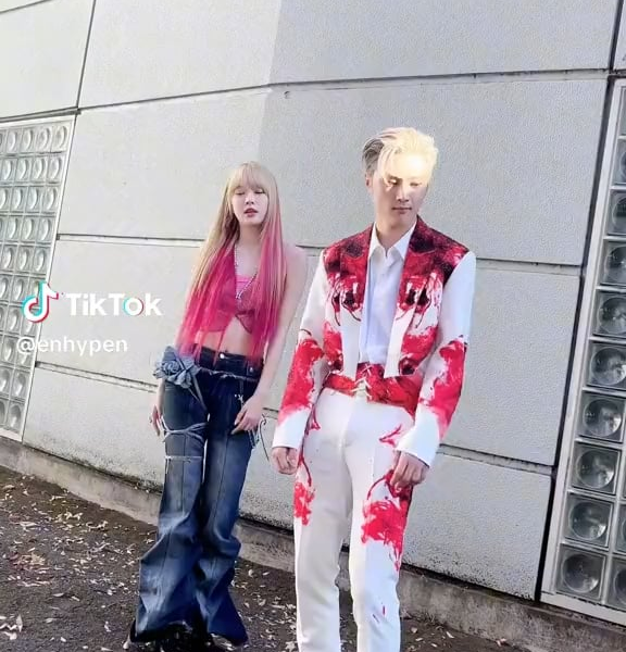 231130 TikTok: Jay with Le Sserafim Eunchae