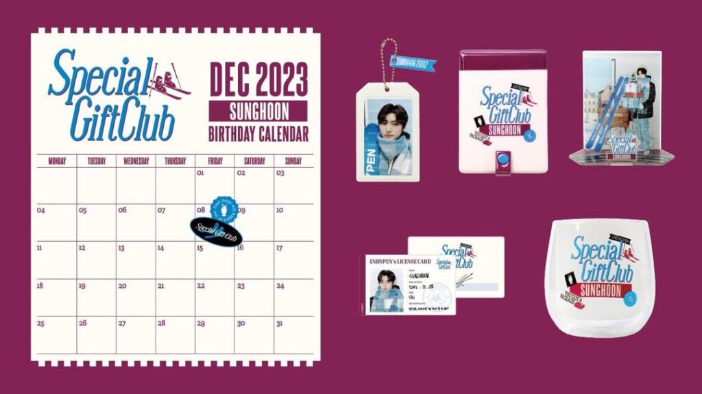 231120 Sunghoon’s birthday merch COMING SOON on Weverse Shop!