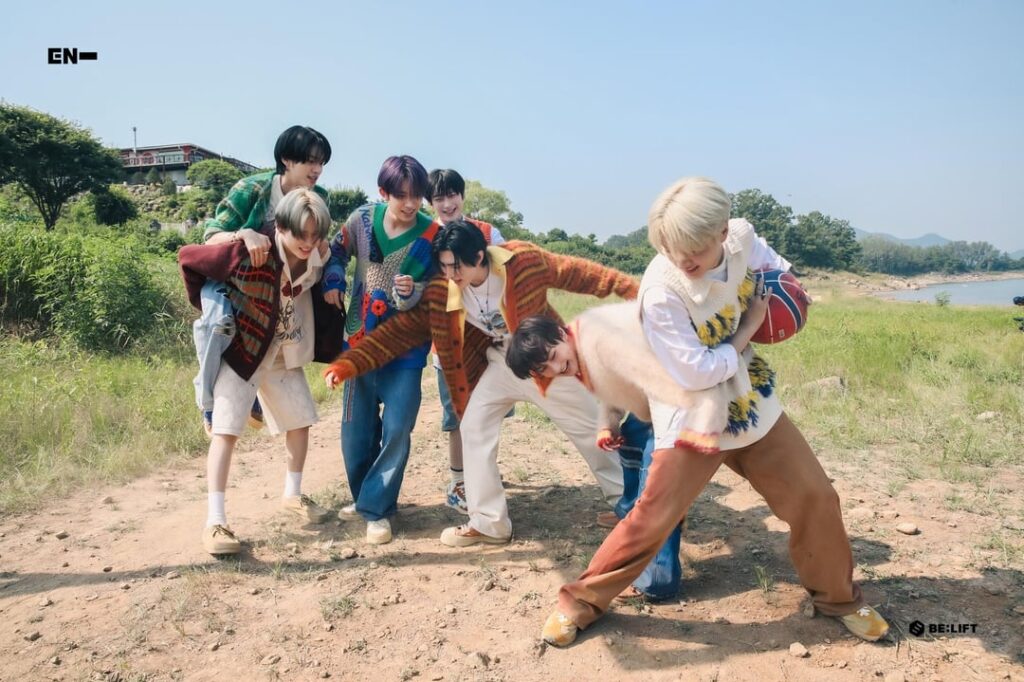 231107 Naver Post: ENGENE Concept Behind - ENHYPEN in natural light? Purchase 🍊Immediately 🍊 Right now 🍊 Right this moment (Group, Sunghoon & Units)