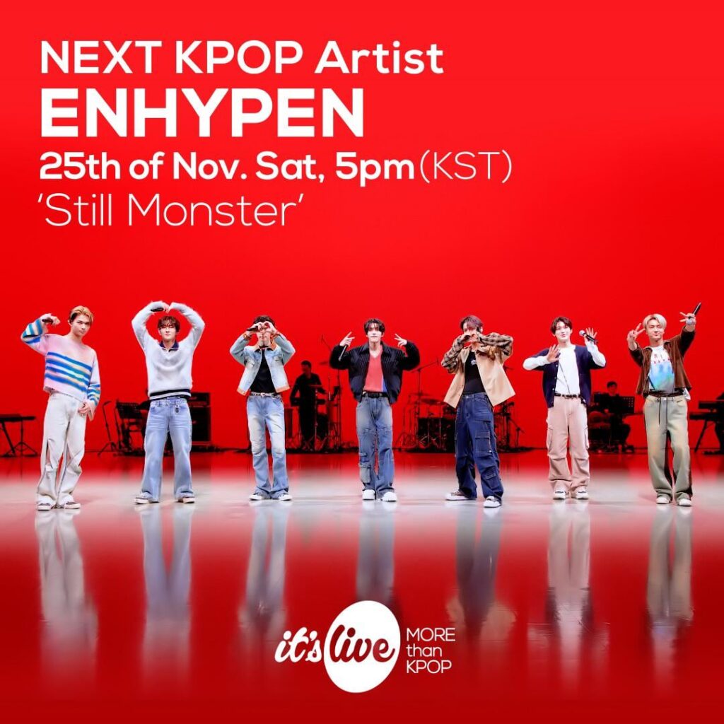 231124 itsLIVEofficial Twitter: ENHYPEN
