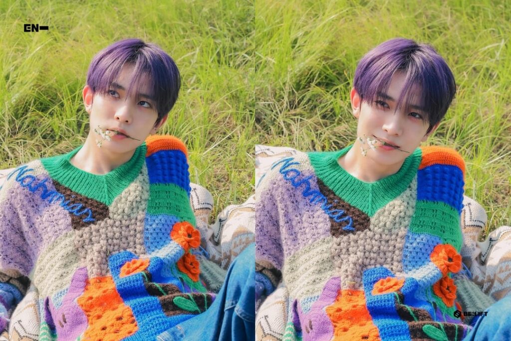 231107 Naver Post: ENGENE Concept Behind - ENHYPEN in natural light? Purchase 🍊Immediately 🍊 Right now 🍊 Right this moment (Heeseung, Jake & Ni-ki)