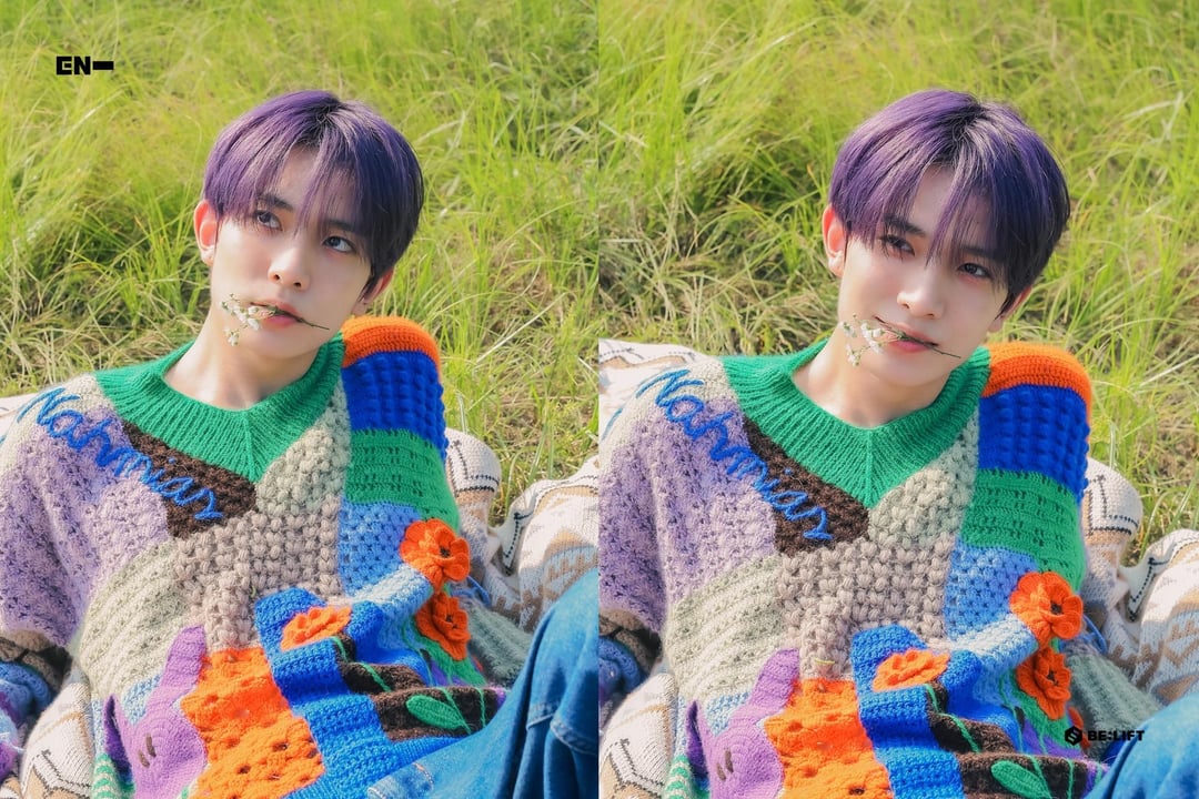 231107 Naver Post: ENGENE Concept Behind - ENHYPEN in natural light? Purchase 🍊Immediately 🍊 Right now 🍊 Right this moment (Heeseung, Jake & Ni-ki)