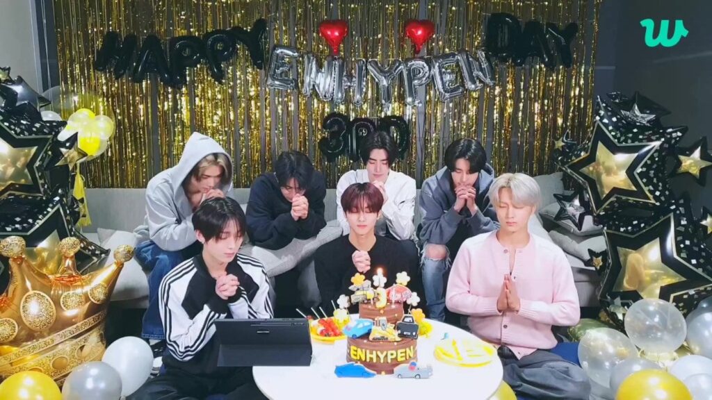 231130 [Weverse Live: ENHYPEN] Enhypen 3 years old 🥳