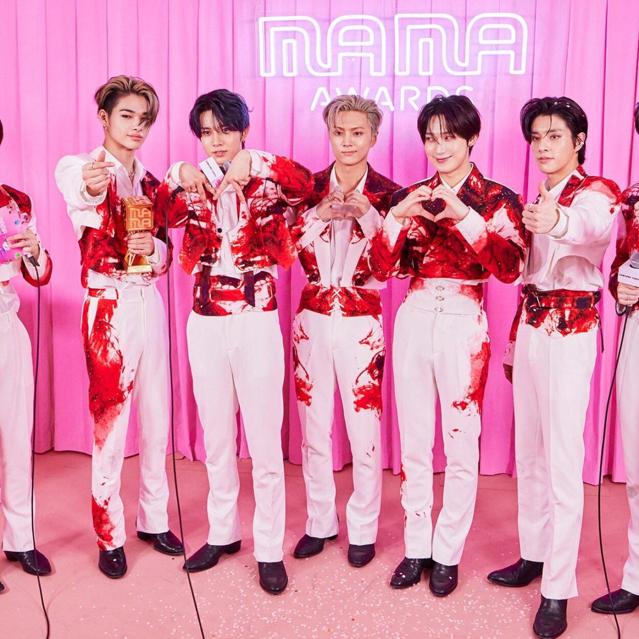 231207 Mnet MAMA Awards Twitter Update With ENHYPEN - 2023 MAMA Awards Thank You Stage Behind The Scenes Photo