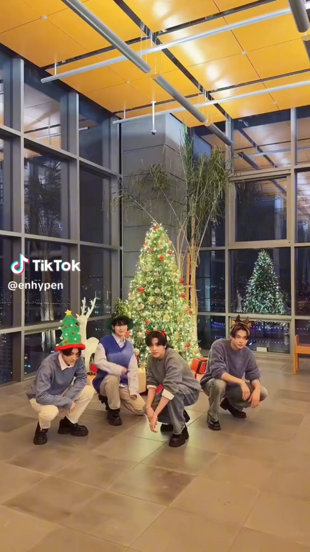 231225 Tiktok: Jungwon, Jake, Sunoo, Ni-ki