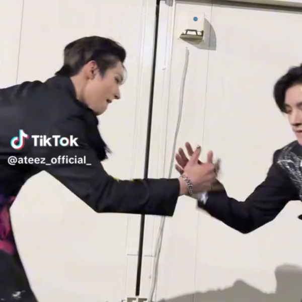 231216 ATEEZ Tiktok: Jake with Mingi