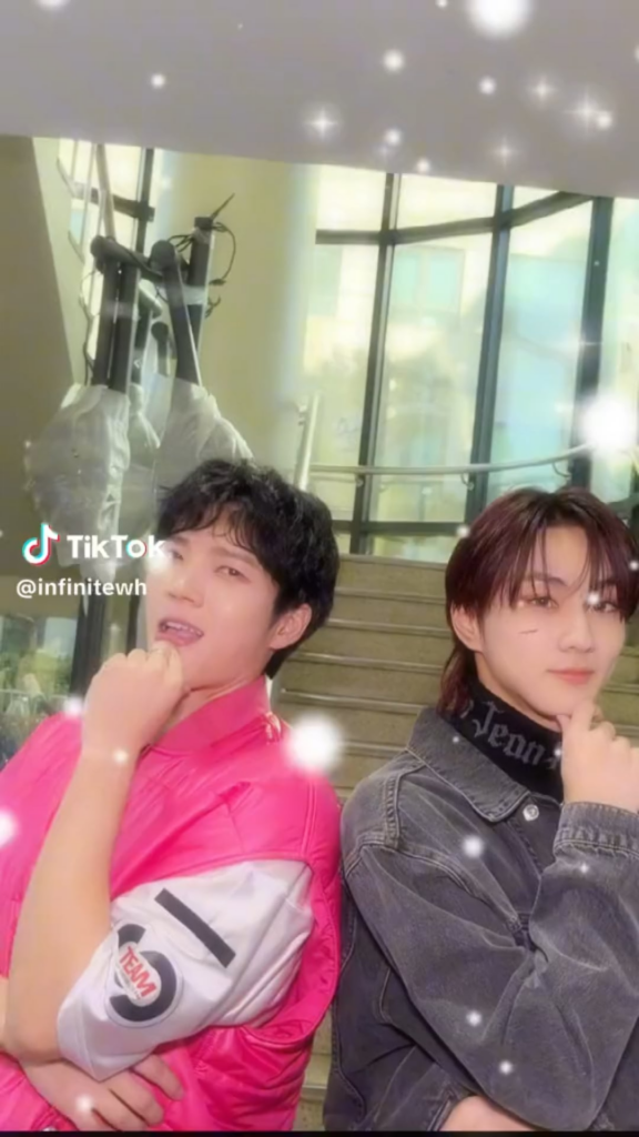 231201 Infinite Nam Woohyun Tiktok with Jungwon