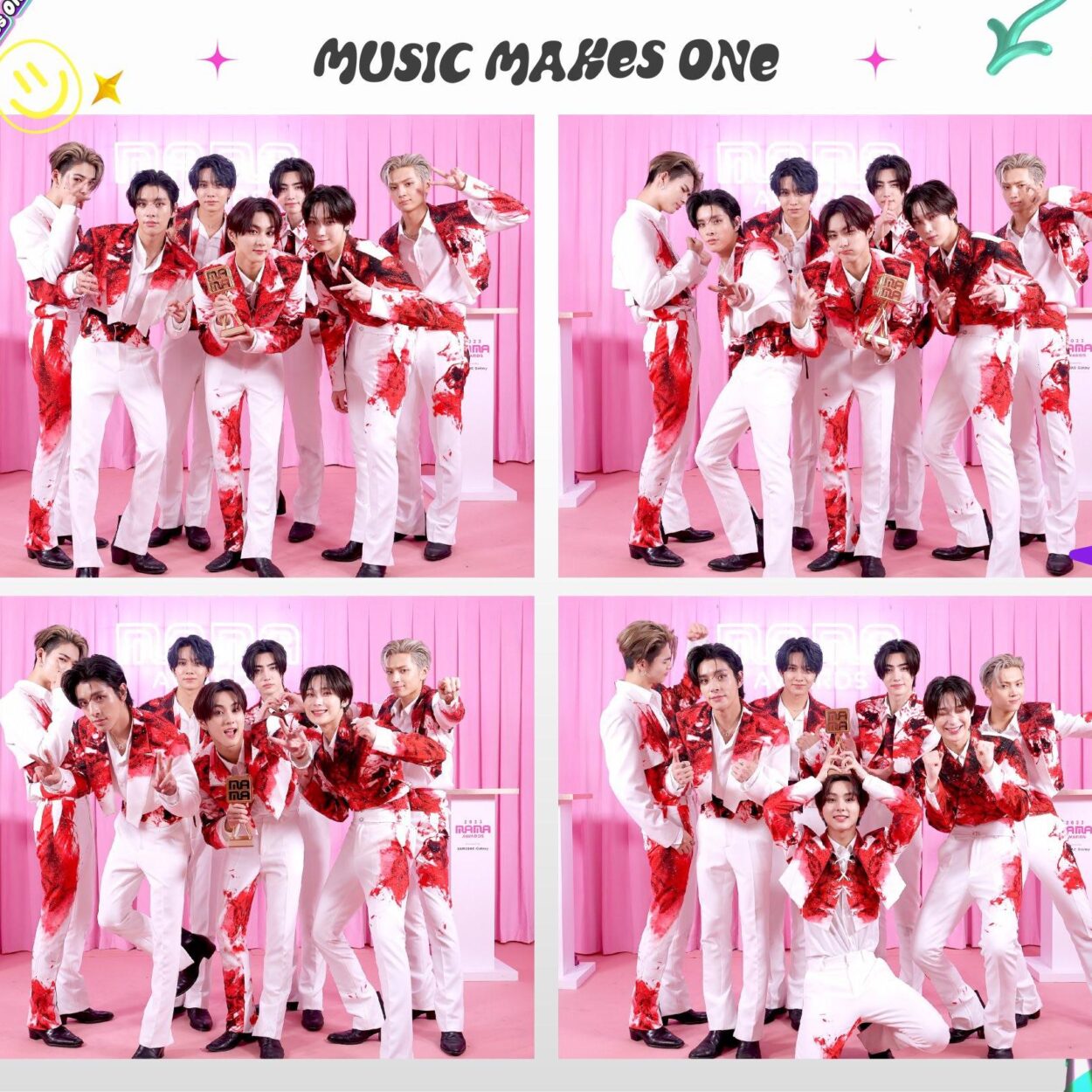 231206 Mnet MAMA Awards Twitter Update With ENHYPEN - 2023 MAMA Awards Glory Moment Photo