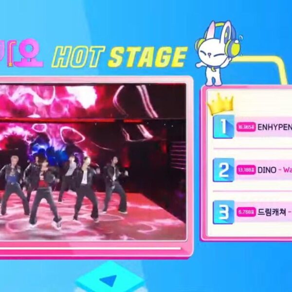 231210 ENHYPEN achieved 1st place for Sweet Venom on Inkigayo Hot Stage