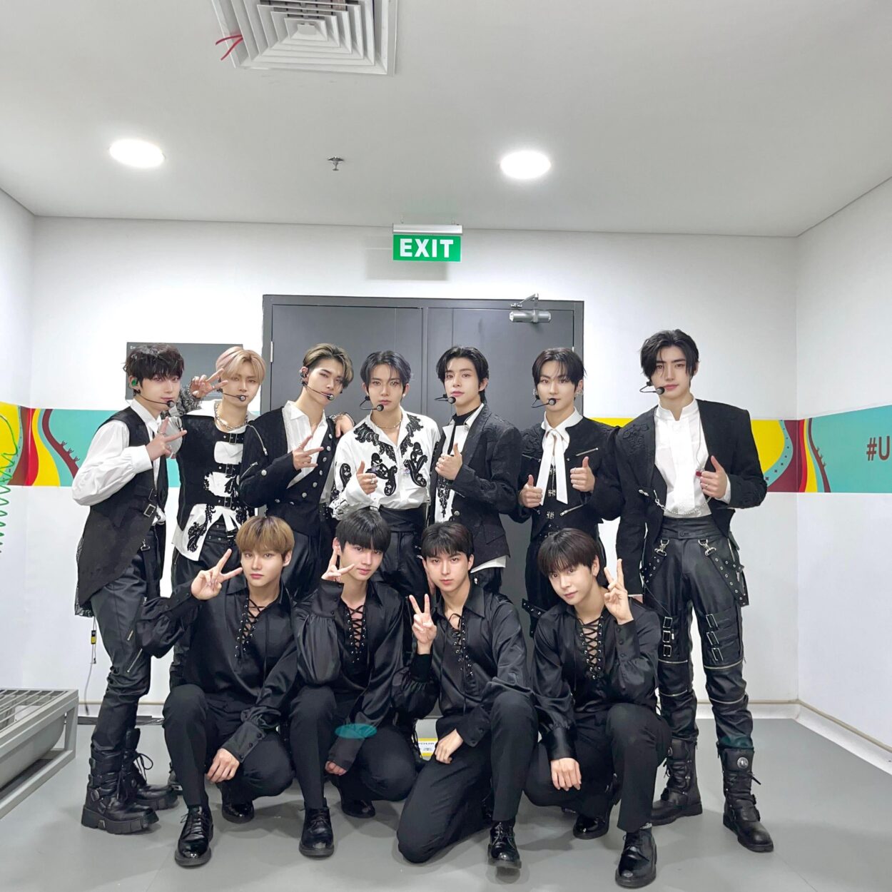 240110 24kumi_hlj Twitter: ENHYPEN with 24kumi Shin, Ruka, Gaku, Haku