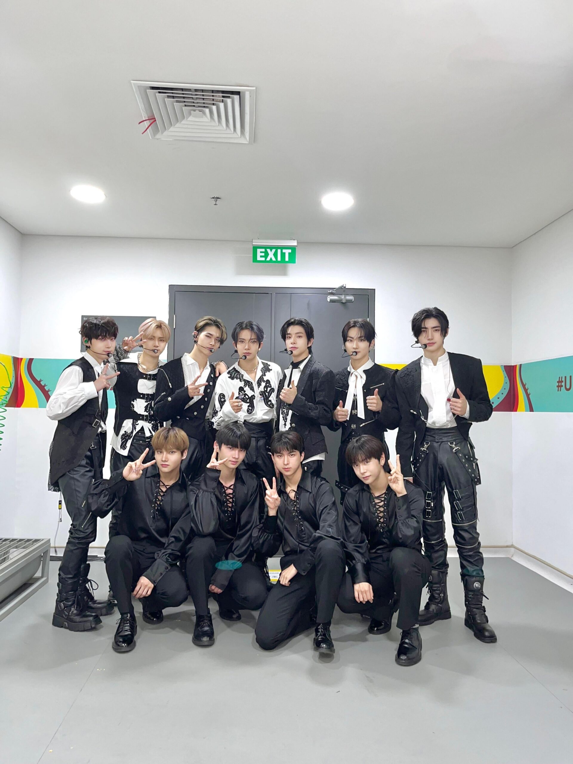 240110 24kumi_hlj Twitter: ENHYPEN with 24kumi Shin, Ruka, Gaku, Haku