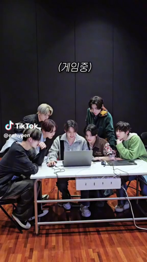 240118 Tiktok: ENHYPEN with Faker