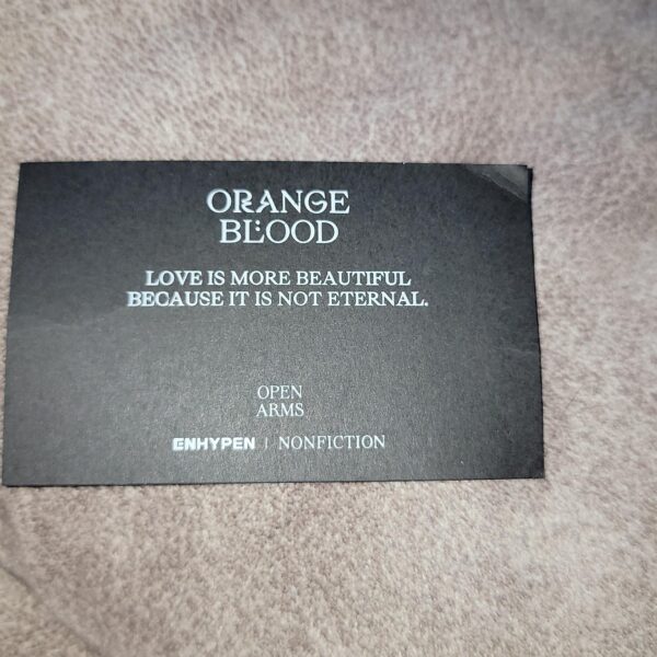 Just got my first orange blood album. What is this?
