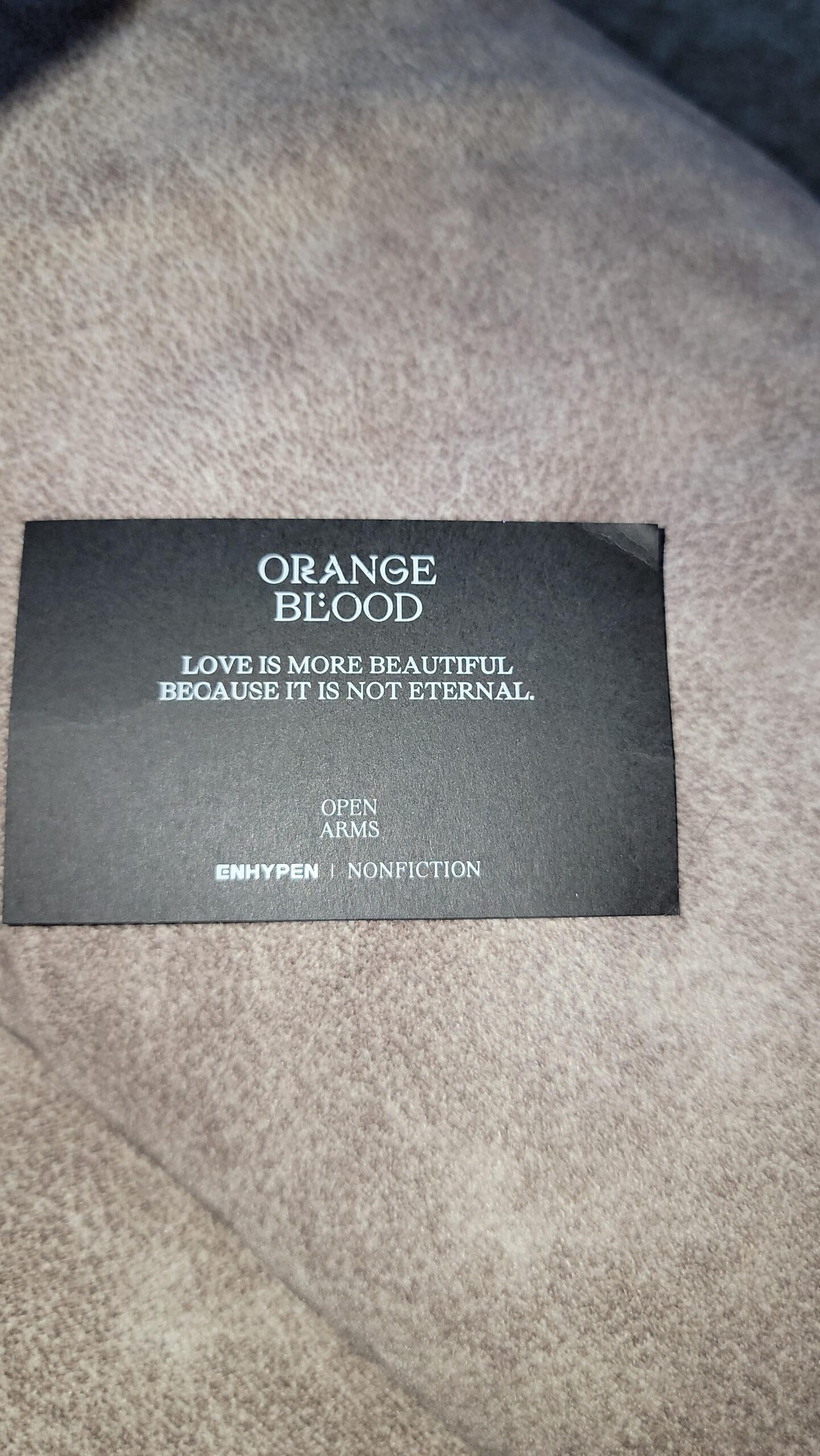 Just got my first orange blood album. What is this?