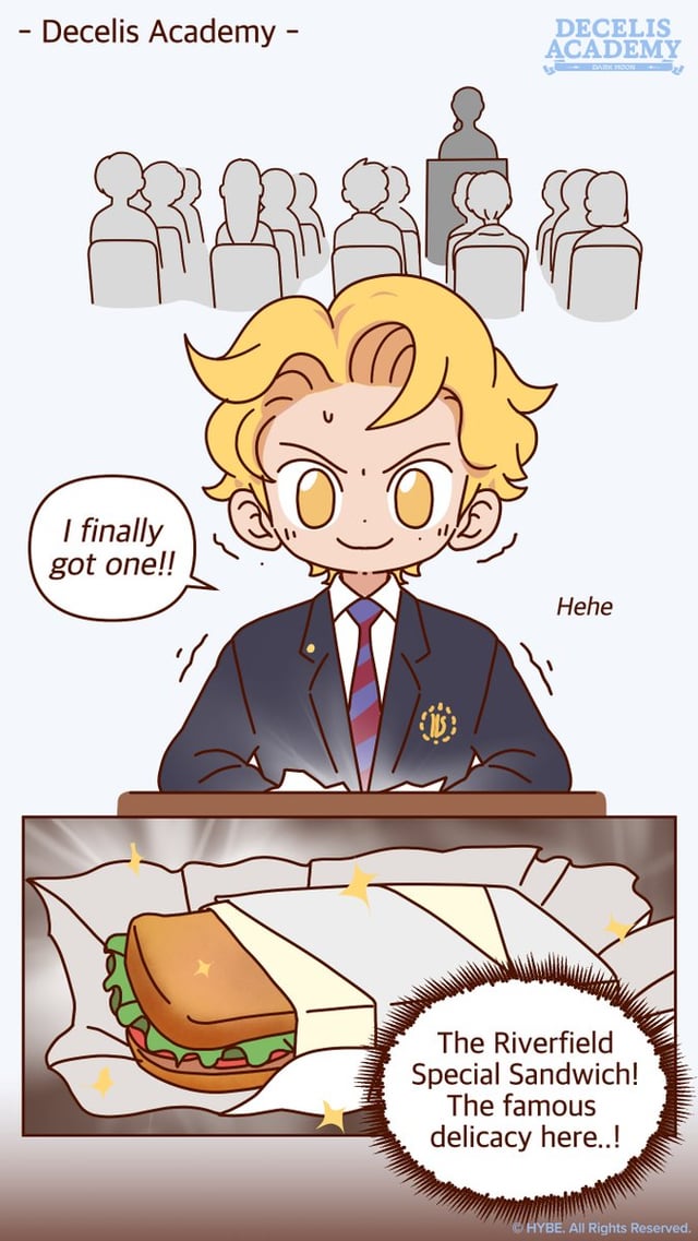 240204 DARK MOON Twitter: Decelis Academy Cuttoon - [Ep.14] Noa VS. Shion