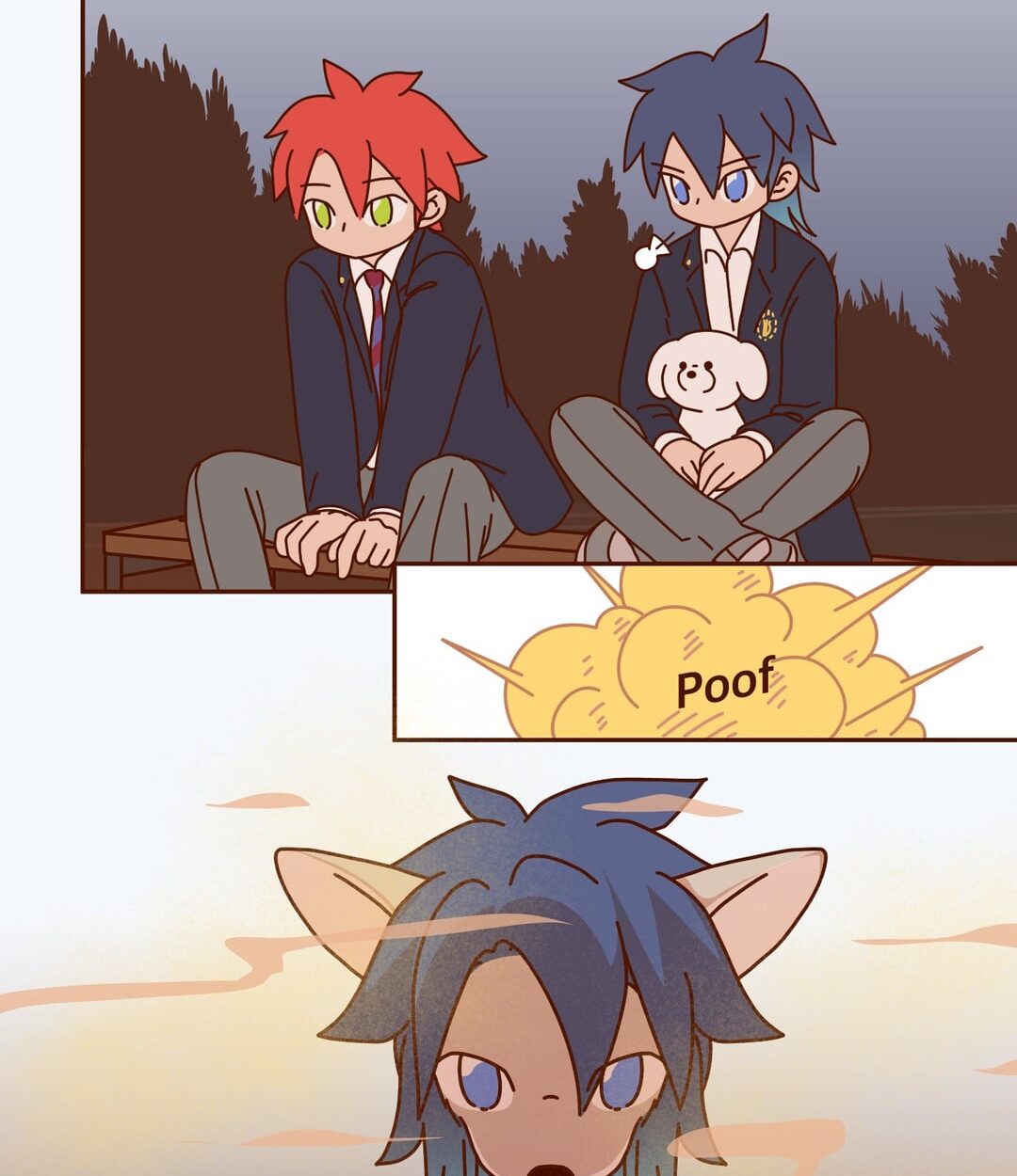 240218 DARK MOON Twitter: Decelis Academy Cuttoon - [Ep.16] We’re The Puppyz