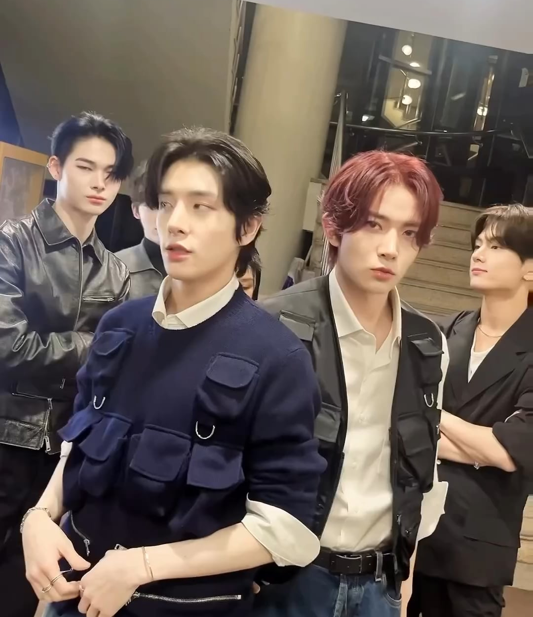 240224 Instagram: Heeseung, Jay, Jake, Sunoo, Ni-ki with Uhm Junghwa